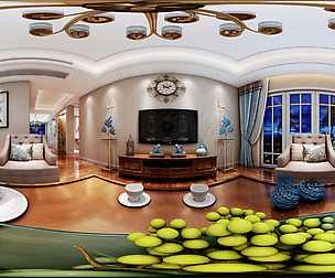 American Style Family Living Room Restaurant 11