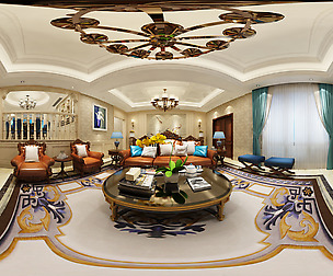 American Style Family Living Room Restaurant 12
