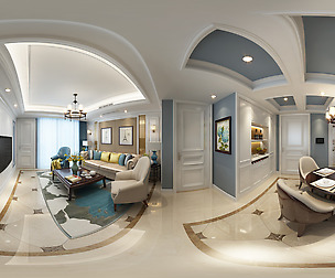 c American Style Living Room Restaurant Space 09