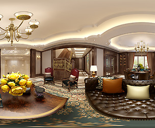 c American Style Living Room Restaurant Space 15