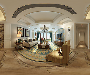 c American Style Living Room Restaurant Space 23