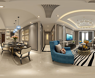 c American Style Living Room Restaurant Space 29