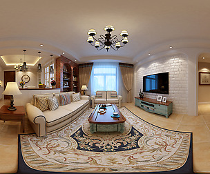 c American Style Living Room Restaurant Space 34