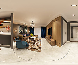 0 American Style Living Room Restaurant Space 48