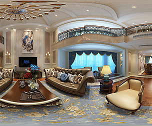 c European Style Living Room Restaurant Space 10