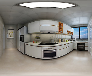 contemporary style dining room kitchen space 09