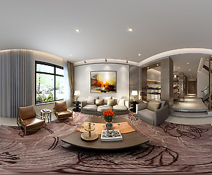 ic Modern Style Family Living Room Restaurant 05