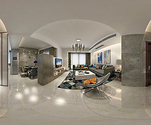 ic Modern Style Family Living Room Restaurant 11