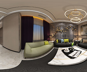 ic Modern Style Family Living Room Restaurant 12