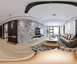 mic Modern Style Living Room Restaurant Space 09