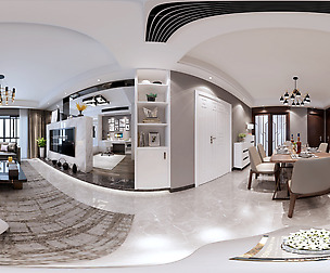 mic Modern Style Living Room Restaurant Space 10