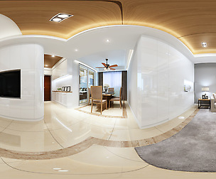mic Modern Style Living Room Restaurant Space 15