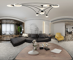 mic Modern Style Living Room Restaurant Space 22