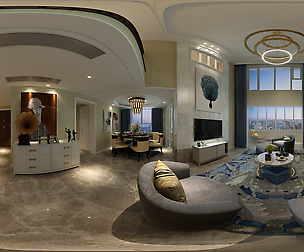 mic Modern Style Living Room Restaurant Space 32