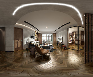 ic Modern Style Family Living Room Restaurant 35