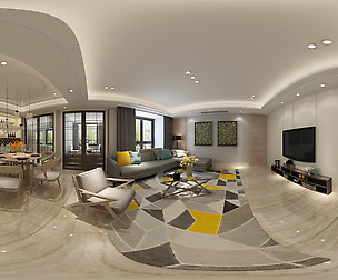 mic Modern Style Living Room Restaurant Space 41