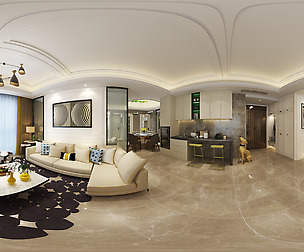 mic Modern Style Living Room Restaurant Space 45