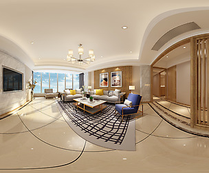 mic Modern Style Living Room Restaurant Space 48