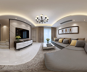 mic Modern Style Living Room Restaurant Space 55