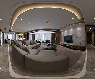mic Modern Style Living Room Restaurant Space 66
