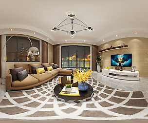 mic Modern Style Living Room Restaurant Space 71