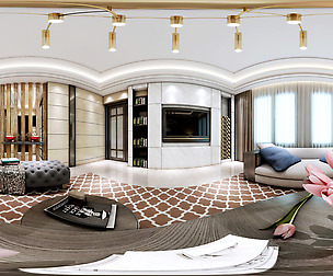 mic Modern Style Living Room Restaurant Space 72