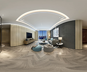 mic Modern Style Living Room Restaurant Space 85