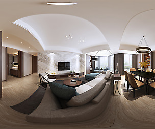 mic Modern Style Living Room Restaurant Space 86