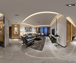 mic Modern Style Living Room Restaurant Space 88