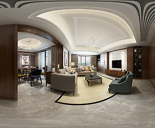 mic Modern Style Living Room Restaurant Space 93