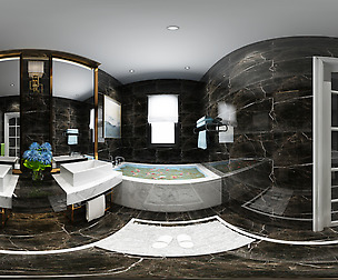 norama 360 modern style bathroom toilet space 04