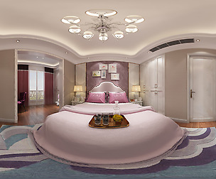 neo - classical style family bedroom space 04