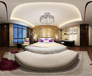 neo-classical style family bedroom space 05