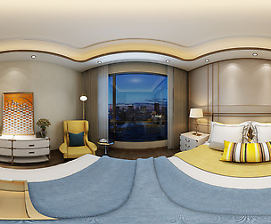 amic neo-classical style family bedroom space 09