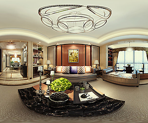 ic neo-classical style living room restaurant 04