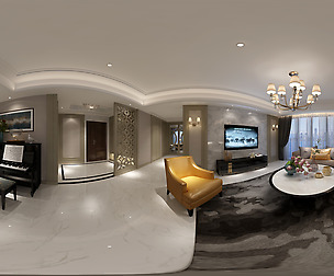 ic neo-classical style living room restaurant 05