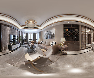 c neo-classical style living room dining room 01