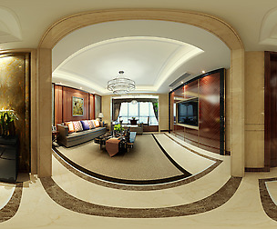 c neo-classical style living room dining room 05