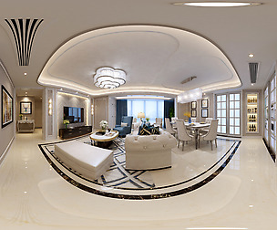 c neo-classical style living room dining room 21