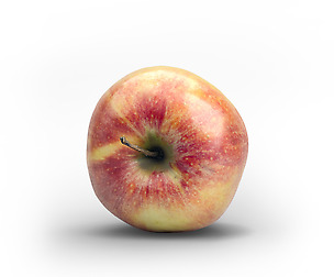 Photorealistic Fresh Red Green Apple