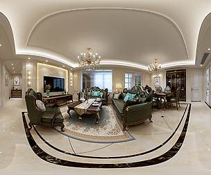 c neo-classical style living room dining room 22