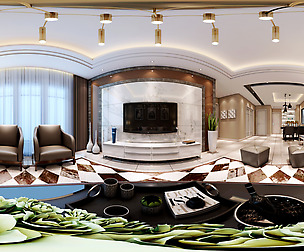 c neo-classical style living room dining room 24