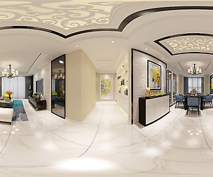 c neo-classical style living room dining room 39