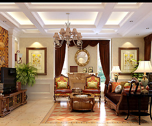 Retro Simple European Living Room 5101
