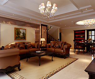 Retro Simple European Living Room Restaurant 1748