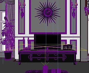 Luxury Retro European Style Living Room 5109