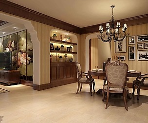 Retro European Style Living Room Restaurant 5120