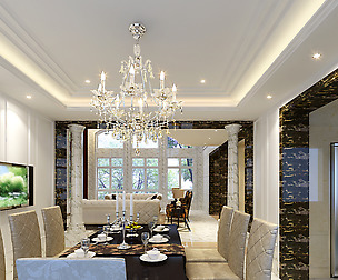 Luxury double - style living room 1744
