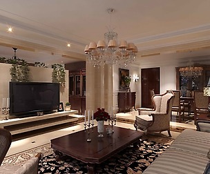 Deluxe European living room 5119