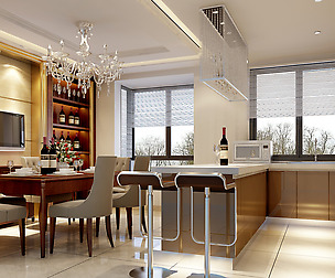 Luxury fashion European restaurant 1816